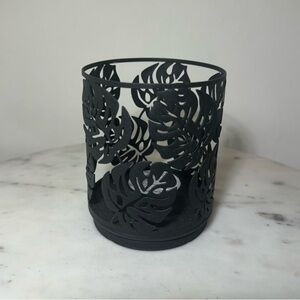 Bath & Body Works Black Leaf Candle Holder